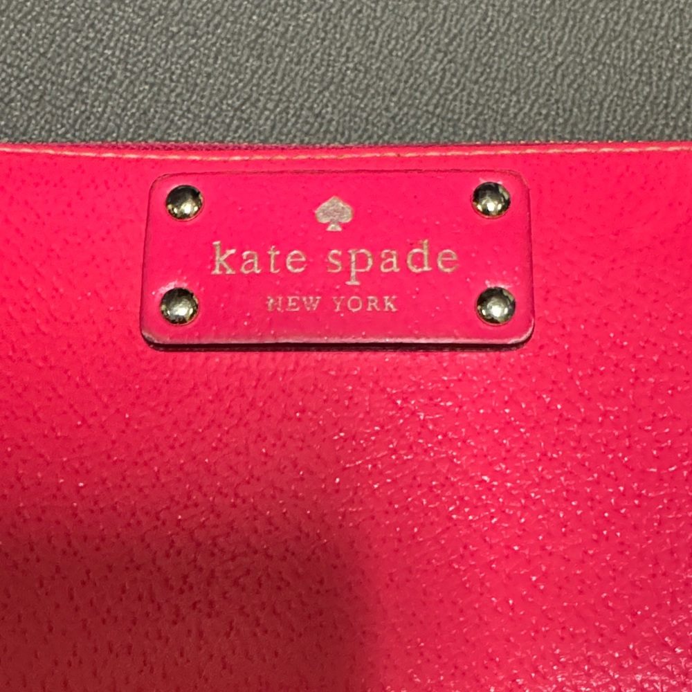 Kate Spade Hot Pink Leather Wallet